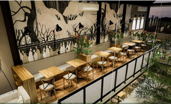 Thiết kế thi công quán Cafe rộng 200m²
